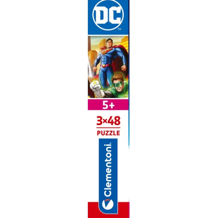 Clementoni Cartes|Vintage|Dc Comics Justice League - 3x48 pièces