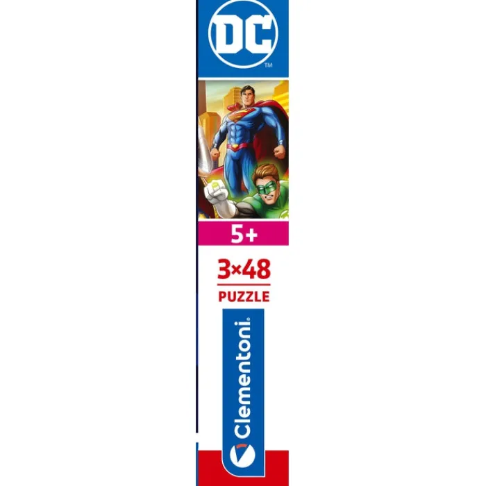 Clementoni Cartes|Vintage|Dc Comics Justice League - 3x48 pièces