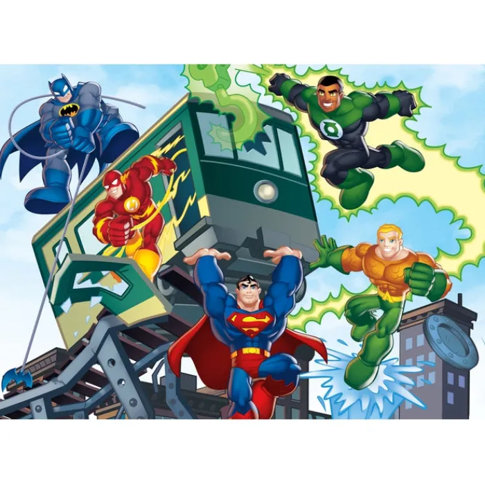 Clementoni Cartes|Dc Comics Super Friends - 60 pièces