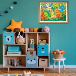 Clementoni Cartes|Illustrations|Dinos Happy Oasis - 24 pièces