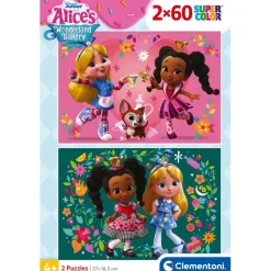 Clementoni Cartes|Personnages Disney|Disney Alice Bakery - 60 pièces