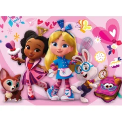 Clementoni Cartes|Personnages Disney|Disney Alice Bakery Disney - 104 pièces