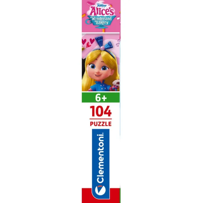 Clementoni Cartes|Personnages Disney|Disney Alice Bakery Disney - 104 pièces