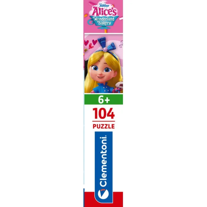 Clementoni Cartes|Personnages Disney|Disney Alice Bakery Disney - 104 pièces