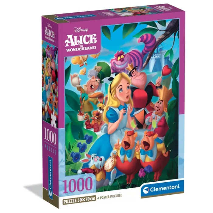 Clementoni Football|Personnages Disney|Disney Alice In Wonderland - 1000 pièces