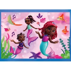 Clementoni Princesses Disney|Cartes|Disney Ariel - 1x12 + 1x16 + 1x20 + 1x24 pièces