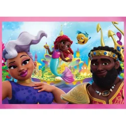 Clementoni Princesses Disney|Cartes|Disney Ariel - 1x12 + 1x16 + 1x20 + 1x24 pièces