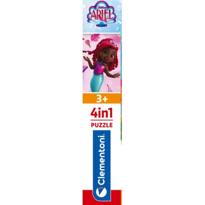 Clementoni Princesses Disney|Cartes|Disney Ariel - 1x12 + 1x16 + 1x20 + 1x24 pièces