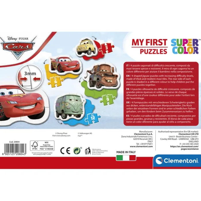 Clementoni Cartes|Personnages Disney|Disney Cars