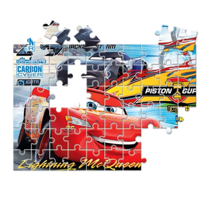 Clementoni Cartes|Personnages Disney|Disney Cars - 60 pièces