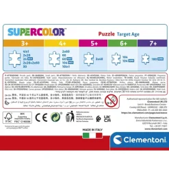 Clementoni Cartes|Personnages Disney|Disney Cars - 60 pièces