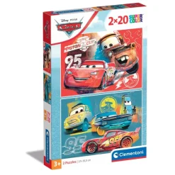 Clementoni Cartes|Personnages Disney|Disney Cars - 20 pièces