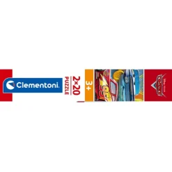 Clementoni Cartes|Personnages Disney|Disney Cars - 20 pièces
