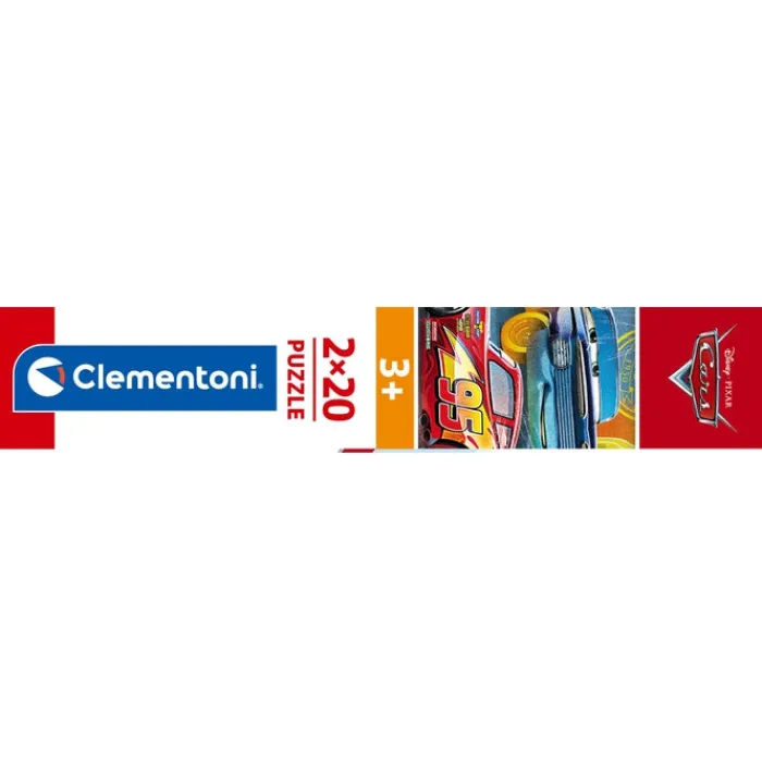 Clementoni Cartes|Personnages Disney|Disney Cars - 20 pièces