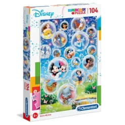 Clementoni Personnages Disney|Cartes|Disney Classic - 104 pièces