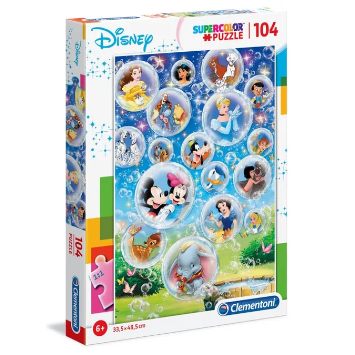 Clementoni Personnages Disney|Cartes|Disney Classic - 104 pièces