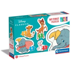 Clementoni Cartes|Personnages Disney|Disney Classic Characters - 1x3 + 1x6 + 1x9 + 1x12 pièces