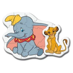 Clementoni Cartes|Personnages Disney|Disney Classic Characters - 1x3 + 1x6 + 1x9 + 1x12 pièces