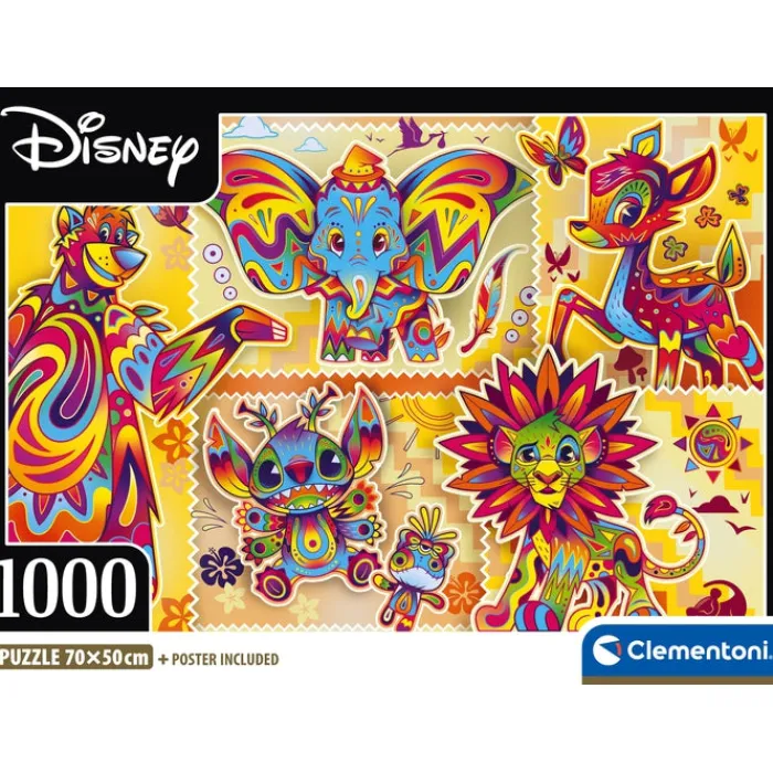 Clementoni Football|Personnages Disney|Disney Classics - 1000 pièces