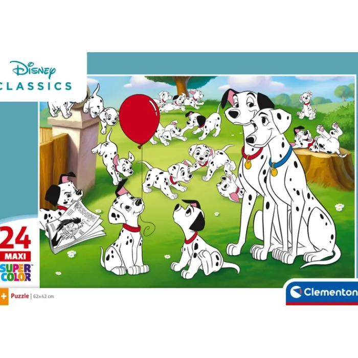 Clementoni Cartes|Personnages Disney|Disney Classics - 24 pièces