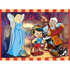 Clementoni Personnages Disney|Cartes|Disney Classics - 1x12 + 1x16 + 1x20 + 1x24 pièces