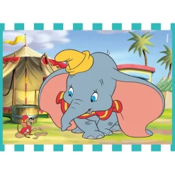 Clementoni Personnages Disney|Cartes|Disney Classics - 1x12 + 1x16 + 1x20 + 1x24 pièces