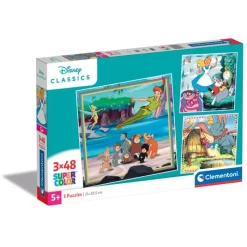 Clementoni Football|Personnages Disney|Disney Classics - 3x48 pièces