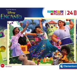 Clementoni Cartes|Personnages Disney|Disney Encanto - 24 pièces