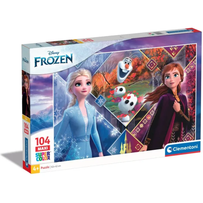 Clementoni Cartes|Personnages Disney|Disney Frozen 2 - 104 pièces