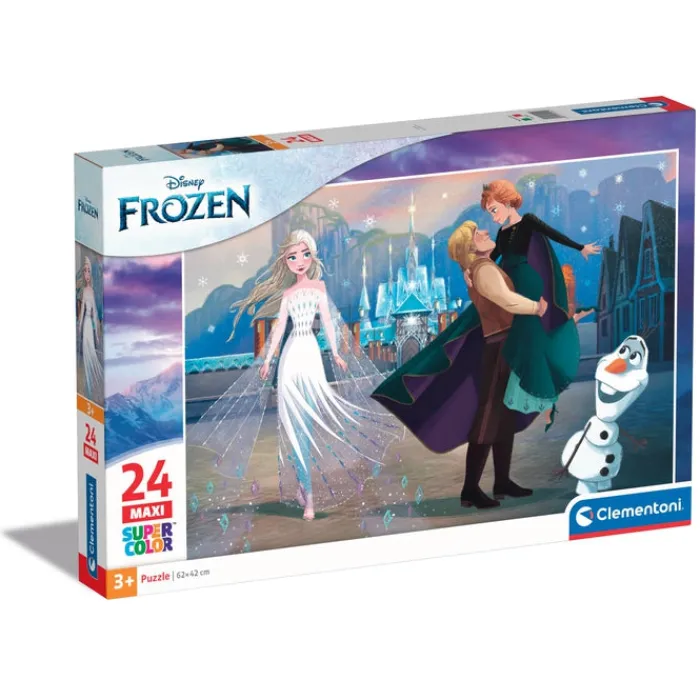 Clementoni Cartes|Personnages Disney|Disney Frozen - 24 pièces