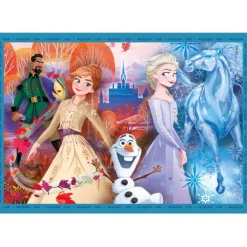 Clementoni Cartes|Personnages Disney|Disney Frozen - 1x12 + 1x16 + 1x20 + 1x24 pièces