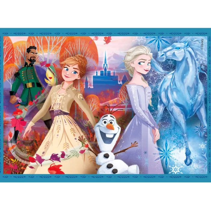 Clementoni Cartes|Personnages Disney|Disney Frozen - 1x12 + 1x16 + 1x20 + 1x24 pièces