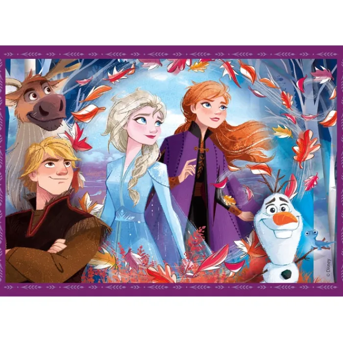 Clementoni Cartes|Personnages Disney|Disney Frozen - 1x12 + 1x16 + 1x20 + 1x24 pièces