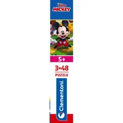 Clementoni Personnages Disney|Cartes|Disney Mickey and Friends - 3x48 pièces