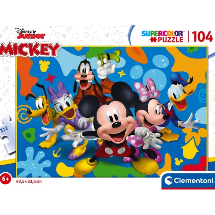 Clementoni Cartes|Personnages Disney|Disney Mickey And Friends - 104 pièces