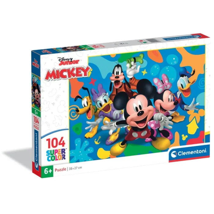Clementoni Cartes|Personnages Disney|Disney Mickey And Friends - 104 pièces