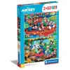 Clementoni Cartes|Personnages Disney|Disney Mickey and Friends - 2x60 pièces