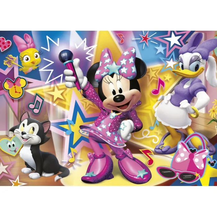 Clementoni Cartes|Personnages Disney|Disney Minnie - 60 pièces