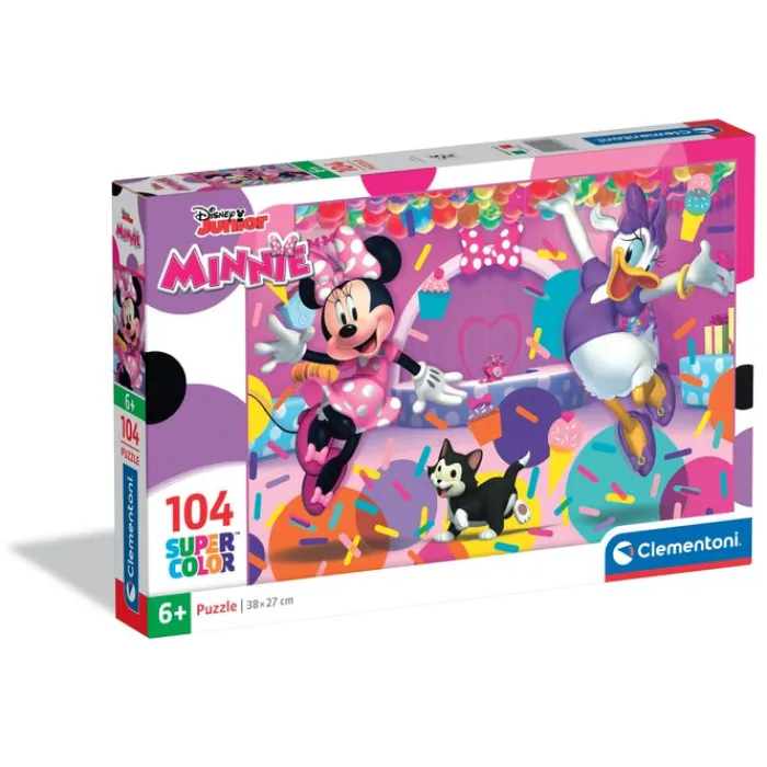 Clementoni Cartes|Personnages Disney|Disney Minnie - 104 pièces