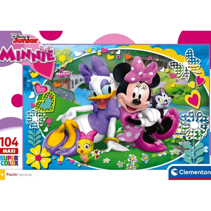 Clementoni Cartes|Personnages Disney|Disney Minnie - 104 pièces