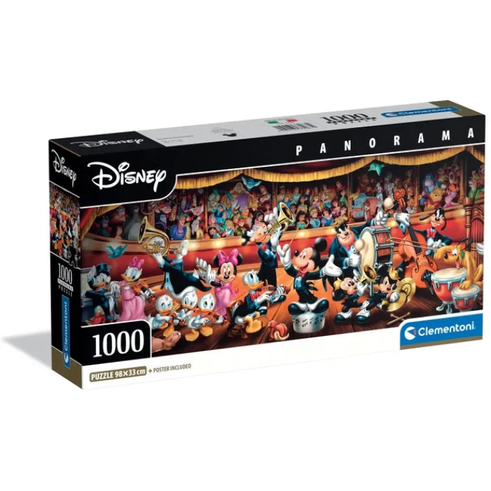 Clementoni Football|Personnages Disney|Disney Orchestra Compa - 1000 pièces