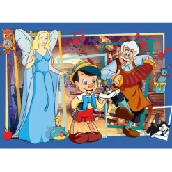 Clementoni Cartes|Personnages Disney|Disney Pinocchio - 104 pièces