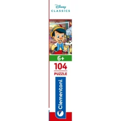 Clementoni Cartes|Personnages Disney|Disney Pinocchio - 104 pièces