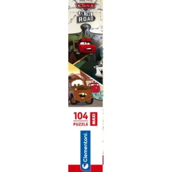 Clementoni Cartes|Personnages Disney|Disney Pixar Cars On The Road - 104 pièces