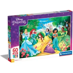 Clementoni Cartes|Princesses Disney|Disney Princess - 60 pièces