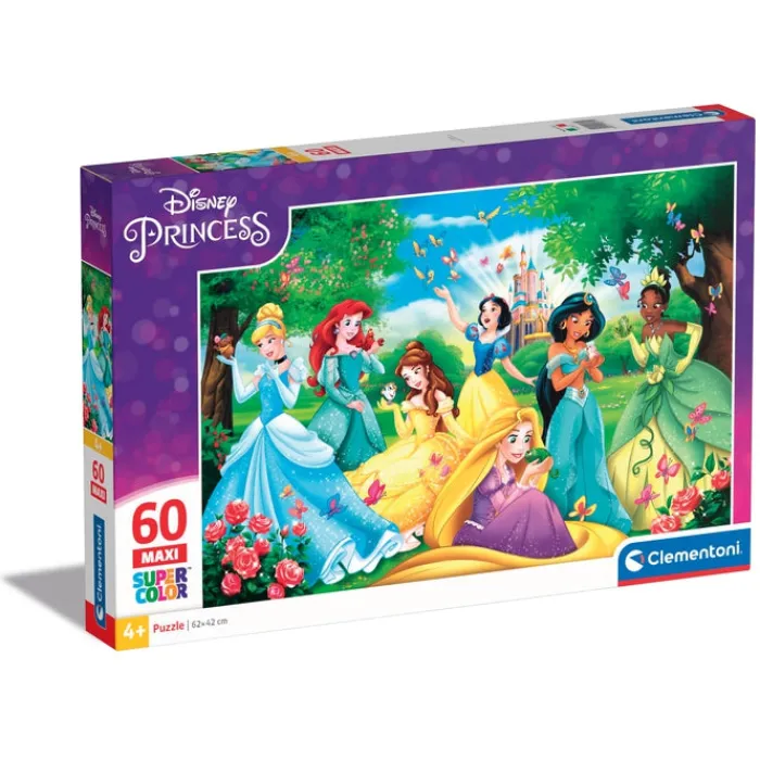 Clementoni Cartes|Princesses Disney|Disney Princess - 60 pièces