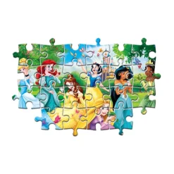 Clementoni Cartes|Princesses Disney|Disney Princess - 60 pièces