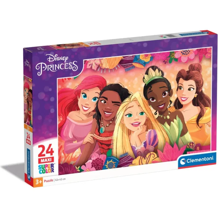 Clementoni Cartes|Princesses Disney|Disney Princess - 24 pièces