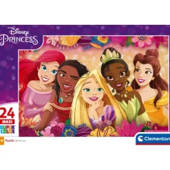 Clementoni Cartes|Princesses Disney|Disney Princess - 24 pièces