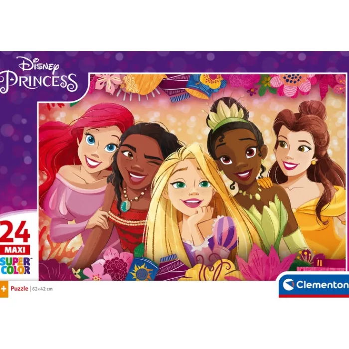 Clementoni Cartes|Princesses Disney|Disney Princess - 24 pièces
